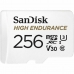 Cartão Micro SD SanDisk High Endurance 256 GB