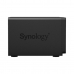 NAS tinklinė saugykla Synology DS620SLIM Celeron J3355 2 GB RAM Juoda