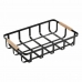 Multibrug kurv Confortime Sort 36 x 24,3 x 8 cm (6 enheder)