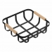 Multibrug kurv Confortime Sort 23 x 23 x 8 cm (6 enheder)