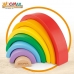 Behendigheidsspel Woomax Regenboog 21 x 10 x 3,5 cm (12 Stuks)