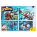 Barnpussel Spider-Man Dubbelsidig 4-i-1 48 Delar 35 x 1,5 x 25 cm (6 antal)