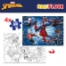 Barnpussel Spider-Man Dubbelsidig 4-i-1 48 Delar 35 x 1,5 x 25 cm (6 antal)