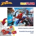 Barnpussel Spider-Man Dubbelsidig 4-i-1 48 Delar 35 x 1,5 x 25 cm (6 antal)