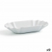 bandeja de aperitivos Quid Gastro Fun Branco Cerâmica 20,5 x 11 x 3,5 cm (12 Unidades) (Pack 12x)