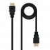 Cable HDMI NANOCABLE 10.15.3800 Negro 50 cm