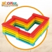 Строителна Игра Woomax 100 Части 10 x 0,5 x 1,8 cm (6 броя)