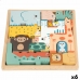 Puzzle Infantil de Madeira Woomax (6 Unidades)