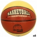 Balón de Baloncesto Aktive 5 Beige Naranja PVC 6 Unidades