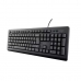 Clavier Trust 24639 Noir Anglais EEUU QWERTY