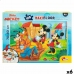 Otroške puzzle Mickey Mouse Dvostransko 108 Kosi 70 x 1,5 x 50 cm (6 kosov)