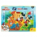 Otroške puzzle Mickey Mouse Dvostransko 108 Kosi 70 x 1,5 x 50 cm (6 kosov)