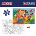 Otroške puzzle Mickey Mouse Dvostransko 108 Kosi 70 x 1,5 x 50 cm (6 kosov)