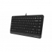 Tastatur A4 Tech A4TKLA46787 Svart Engelsk