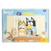 Kinderpuzzel Bluey Dubbelzijdig 24 Onderdelen 50 x 35 cm (12 Stuks)