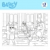 Kinderpuzzel Bluey Dubbelzijdig 24 Onderdelen 50 x 35 cm (12 Stuks)