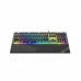 Tastatur Ibox AURORA K-5 Svart Grafitt QWERTY Qwerty US