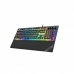 Tastatur Ibox AURORA K-5 Svart Grafitt QWERTY Qwerty US