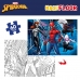 Barnpussel Spider-Man Dubbelsidig 60 Delar 70 x 1,5 x 50 cm (6 antal)