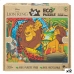 Puzzle dla dzieci The Lion King Dwustronny 24 Części 70 x 1,5 x 50 cm (12 Sztuk)