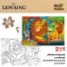 Puzzle dla dzieci The Lion King Dwustronny 24 Części 70 x 1,5 x 50 cm (12 Sztuk)