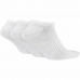 Knöchelsocken Nike Everyday Lightweight 3 Paar Weiß