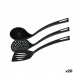 Juego de Utensilios de Cocina Quttin   Nailon Negro 3 Piezas (20 Unidades)