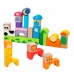 Construction set Woomax animals 32 Pieces (6 Units)