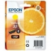 Картридж с Совместимый чернилами Epson C13T33444022 Жёлтый