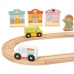 Train met circuit Woomax 6 Stuks 39 x 1 x 26 cm