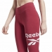 Legginsy Sportowe Damskie Reebok Identity Logo Czerwony