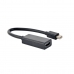 Adapter Mini DisplayPort auf HDMI GEMBIRD A-MDPM-HDMIF4K-01 Schwarz 15 cm