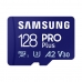 Mikro SD atminties kortelė su adapteriu Samsung 128 GB