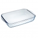 Platou pentru Servire Pyrex Classic 4,6 L 40,3 x 26,3 x 7,3 cm Transparent Sticlă (6 Unități)