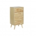 Cajonera DKD Home Decor Natural Madera de caucho Madera de Paulonia Madera MDF 40 x 30 x 78 cm