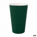 Glazenset Algon Wegwerp Karton Groen 7 Onderdelen 450 ml (16 Stuks)