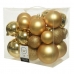 Bolas de Natal Decoris Dourado (26 Peças)