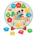 Educatief Spel Disney Horloge (6 Stuks)