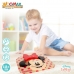 Otroške puzzle iz lesa Disney Minnie Mouse + 12 Mesecev 6 Kosi (12 kosov)