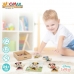 Puzzle Infantil de Madeira Disney + 2 Anos 19 Peças (12 Unidades)