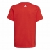 Děstké Tričko s krátkým rukávem Adidas Essentials  Červený
