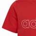Детский Футболка с коротким рукавом Adidas Essentials  Красный