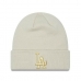 Gorro Deportivo New Era Metallic Logo Los Angeles Beige Talla única