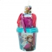 Set igračaka za plažu Frozen Elsa & Anna Ø 18 cm (16 kom.)