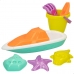 Set de Juguetes de Playa Colorbaby 7 Piezas Barco Polipropileno (24 Unidades)