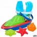 Set de jucării de plajă Colorbaby 8 Piese Barcă polipropilenă (24 Unități)
