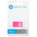 USB flash disk HP X168 Růžový 64 GB