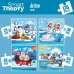 Puzzle per Bambini Colorbaby Artic 4 in 1 174 Pezzi 136 x 34 cm (6 Unità)