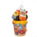 Set de jucării de plajă Colorbaby Ø 18 cm polipropilenă (16 Unități)