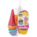 Conjunto de brinquedos de praia Colorbaby 15 Peças Moldes Gelado Cupcake (24 Unidades)